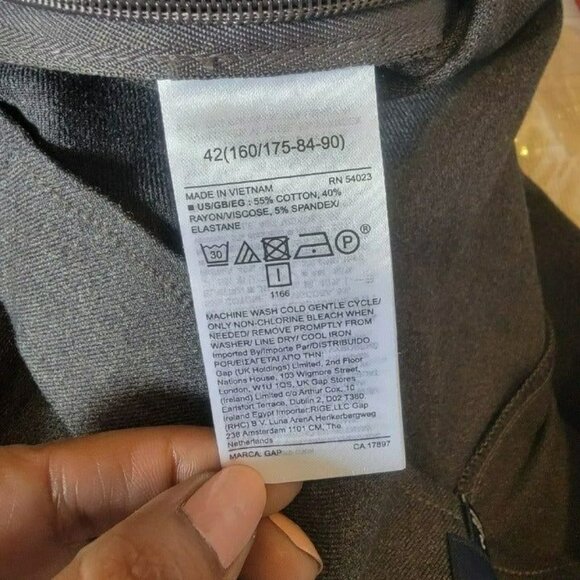 ❤️GAP Womens 2 Skinny Ponte Leggings Hi Rise Stretch Gray Elastic Dress Pant New - Picture 7 of 7